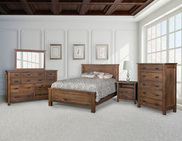 Amish Regent Rustic Bedroom Set