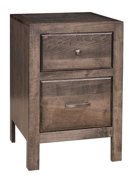 Amish Blair Two Drawer Nightstand