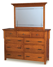 Amish Kingston Prairie Dresser with Mirror