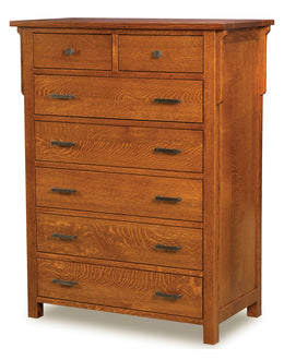 Amish Kingston Prairie 7-Drawer Chest