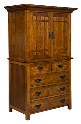 Amish Kingston Prairie Armoire