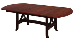 Amish Jake Double Pedestal Table