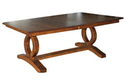 Amish Melbourne Double Pedestal Table