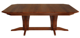 Amish Vanessa Double Pedestal Table