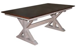 Amish Halifax Double Pedestal Table