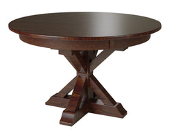 Amish Halifax Single Pedestal Table