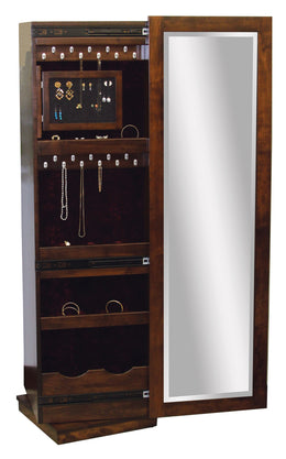 Amish Shaker Jewelry/Shoe Tower and Mirror