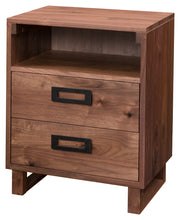 Amish Odessa Two Drawer Nightstand