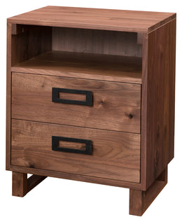 Amish Odessa Two Drawer Nightstand