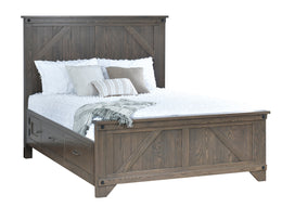 Amish Cambridge Bed with Drawers