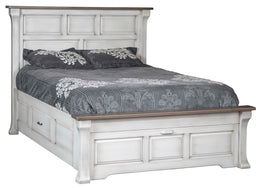 Amish Farmington Bed in Brown Maple