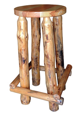 Amish Blue Ridge Rustic Pine Barstool