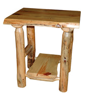 Amish Blue Ridge Rustic Pine Open End Table