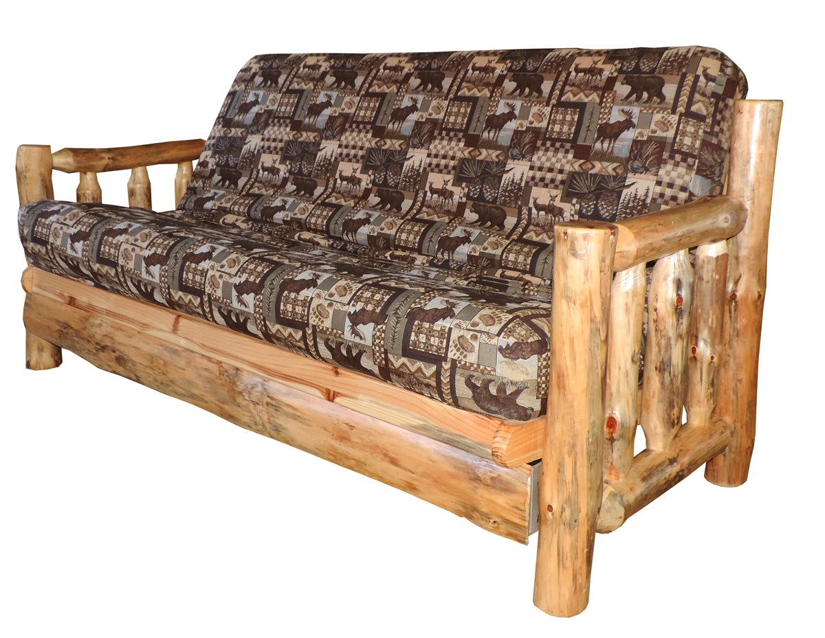 Amish Blue Ridge Rustic Pine Futon – AmishOutletStore