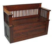 Amish Mission Storage Bench