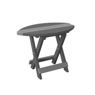 Amish Polybird  Surfboard Folding End Table
