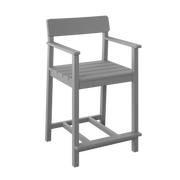 Amish Polybird Counter Height Club Bar Stool