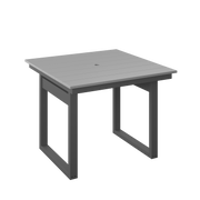 Amish Polybird Modern Square Dining Table