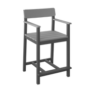Amish Polybird Counter Height Club Bar Stool