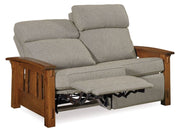 Amish Stockton Loveseat Wallhugger Recliner