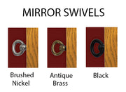 Amish Arlington Jewelry Cheval and Mirror