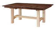 Amish Pictured Rock Trestle Table