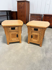 LIVING ROOM: Amish Craftsman Cabinet End Table