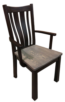 SEATING: Two-Tone Arbor Hills ARM Chairs in Oak