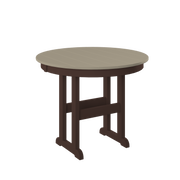 Amish Polybird Round Dining Table