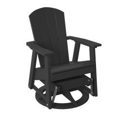 Amish Polybird Classic Swivel Glider