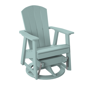 Amish Polybird Classic Swivel Glider