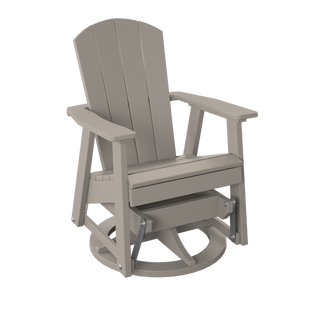 Amish Polybird Classic Swivel Glider