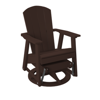 Amish Polybird Classic Swivel Glider