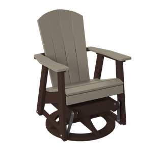 Amish Polybird Classic Swivel Glider