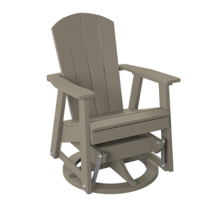 Amish Polybird Classic Swivel Glider