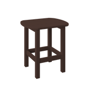 Amish Polybird  Oval End Table