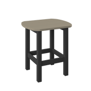 Amish Polybird  Oval End Table