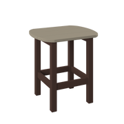 Amish Polybird  Oval End Table