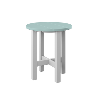 Amish Polybird  Round End Table