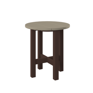 Amish Polybird  Round End Table