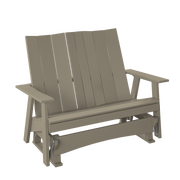 Amish Polybird Modern 4' Glider