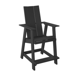 Amish Polybird Counter Height Modern Dining Chair