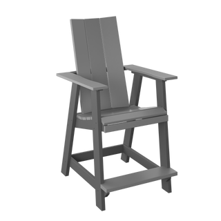 Amish Polybird Counter Height Modern Dining Chair