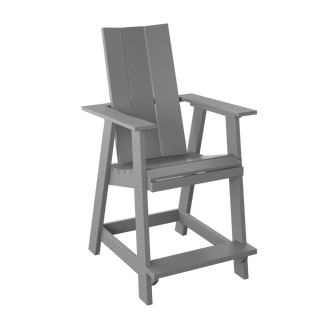 Amish Polybird Counter Height Modern Dining Chair