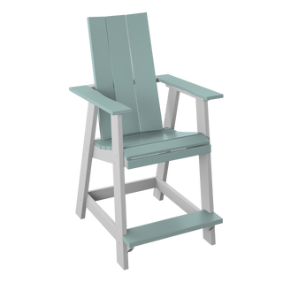 Amish Polybird Counter Height Modern Dining Chair