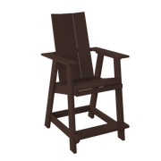 Amish Polybird Counter Height Modern Dining Chair