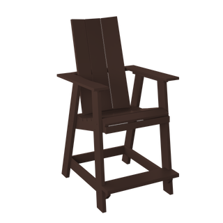 Amish Polybird Counter Height Modern Dining Chair
