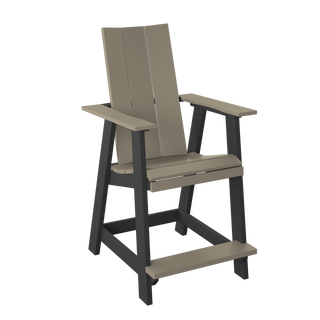 Amish Polybird Counter Height Modern Dining Chair