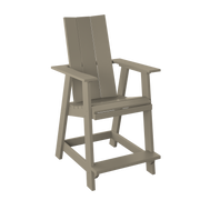 Amish Polybird Counter Height Modern Dining Chair