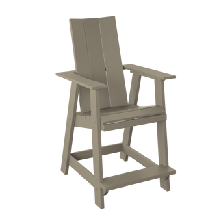 Amish Polybird Counter Height Modern Dining Chair